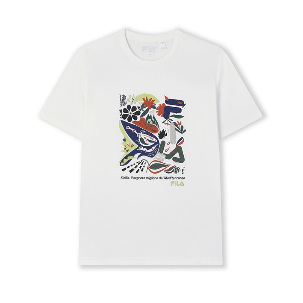 

FILA Футболка мужская облачно-белая, Белый, FILA Футболка мужская облачно-белая