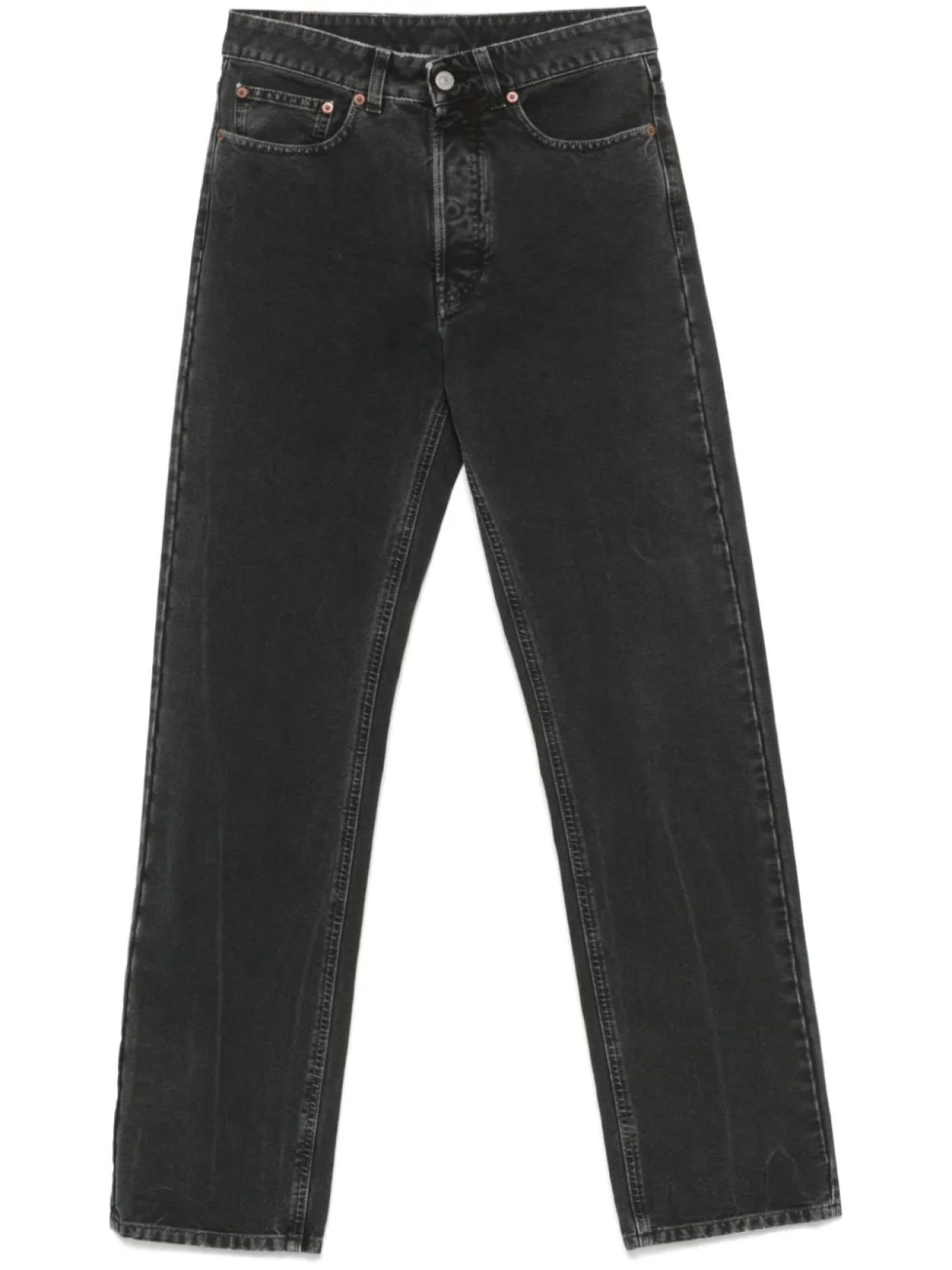 

MM6 Maison Margiela прямые джинсы, черный