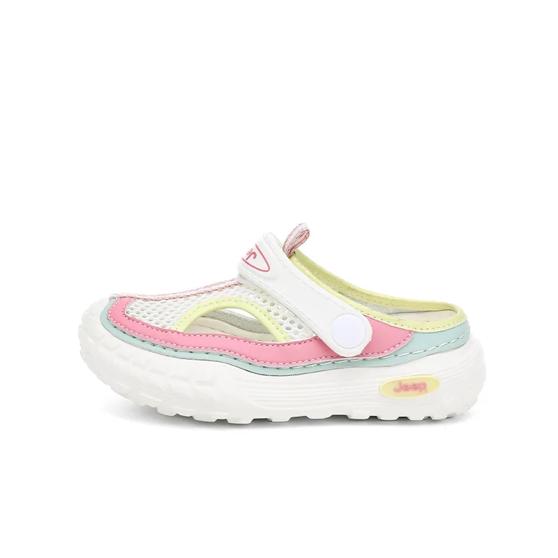 Детские уличные тапочки Kids Jeep, Sky Teal/Peach Pink