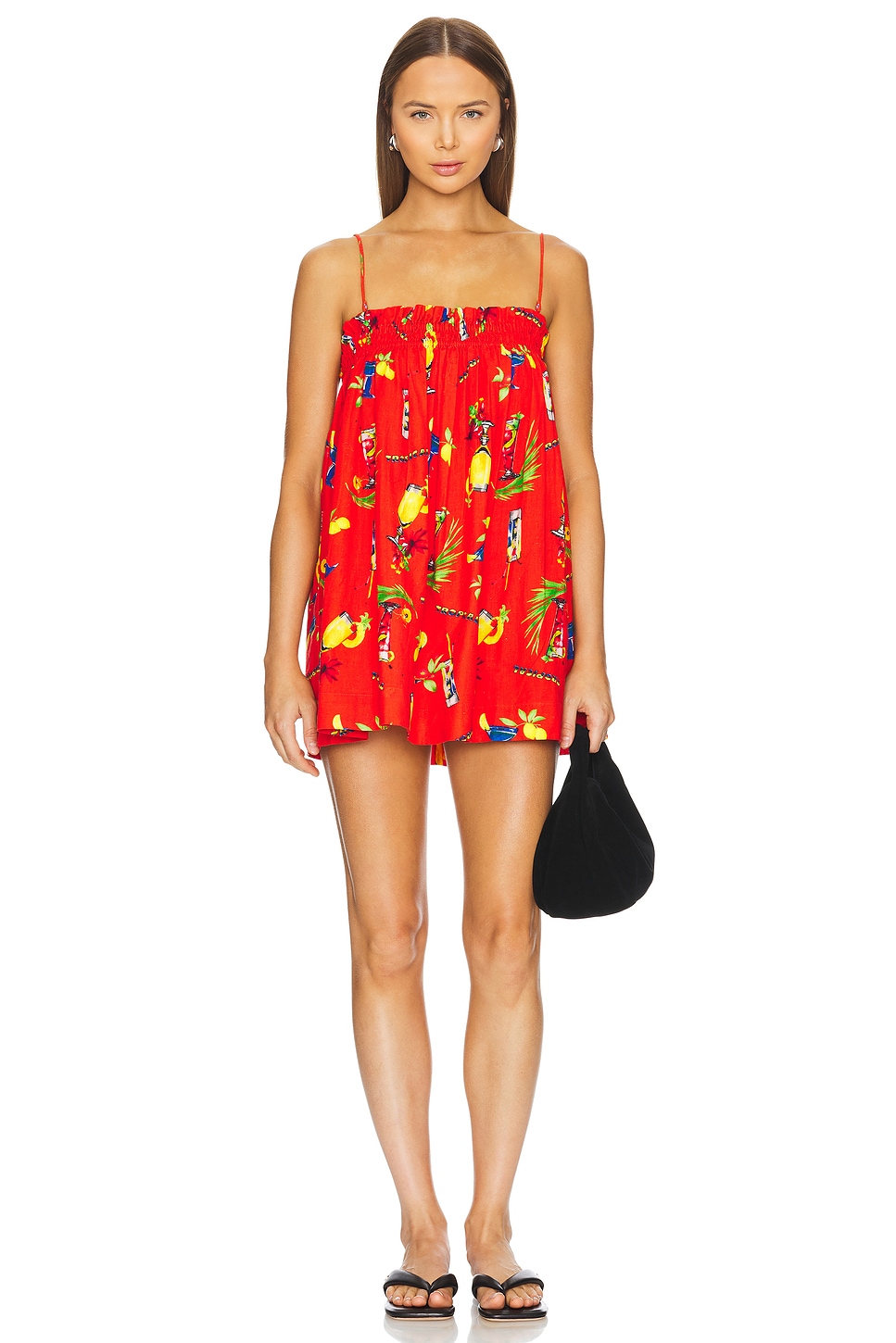 

Платье мини лилового цвета Damson Madder, цвет cocktail print