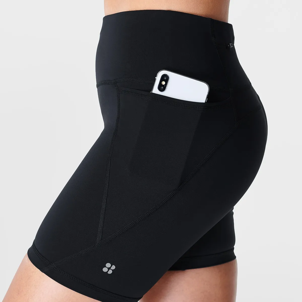 

Женские шорты Power 6'' Biker Sweaty Betty, черный