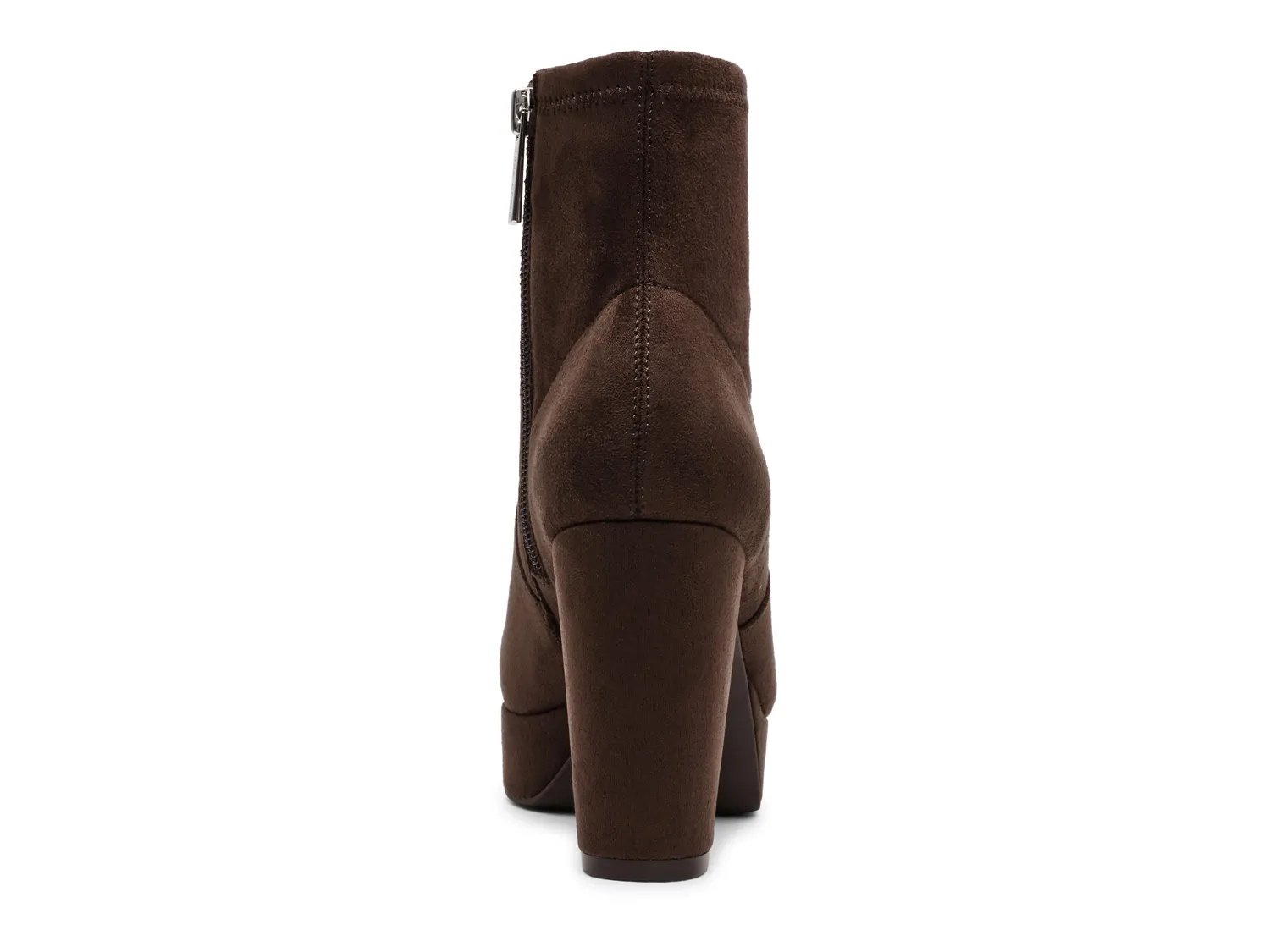 Ботинки Anne Klein Volt Platform Bootie, Dark Brown Faux Suede — фото 3