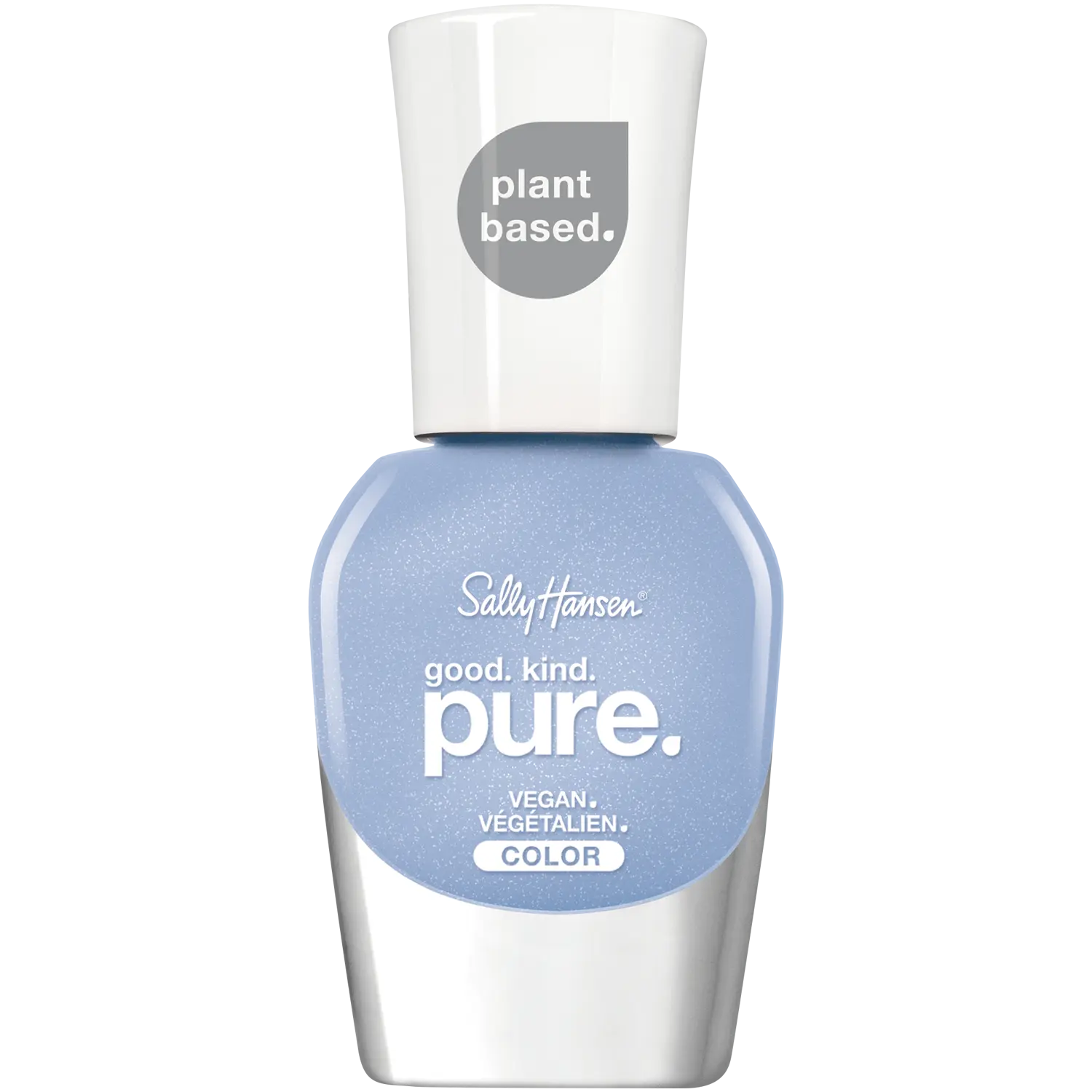 

Веганский лак для ногтей 370 crystal blue Sally Hansen Good. Kind. Pure., 10 мл