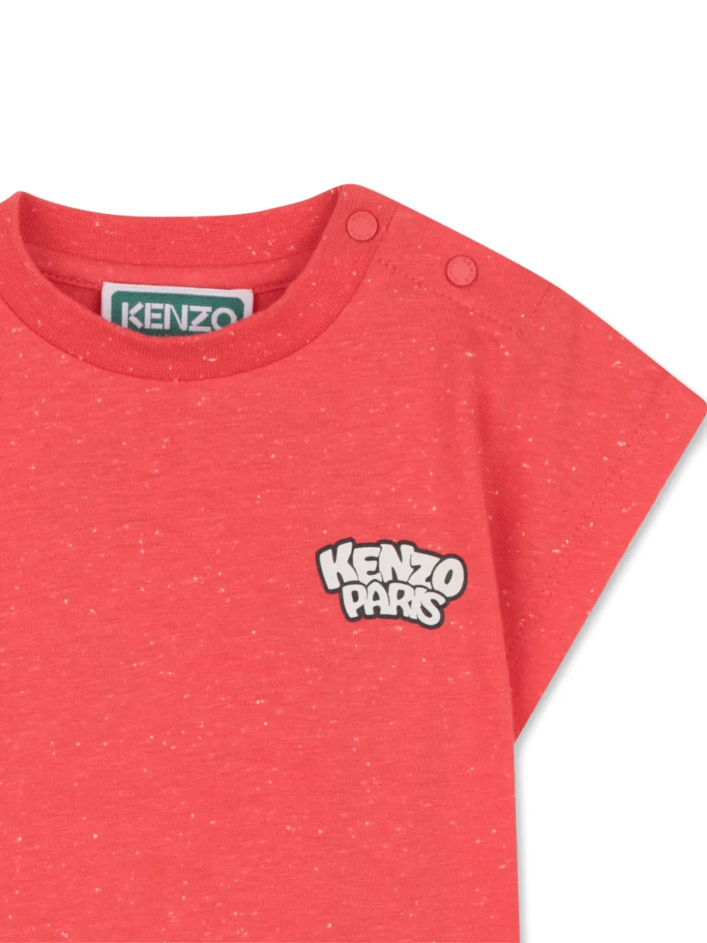 Футболка с логотипом Kenzo Kids, красный — фото 3