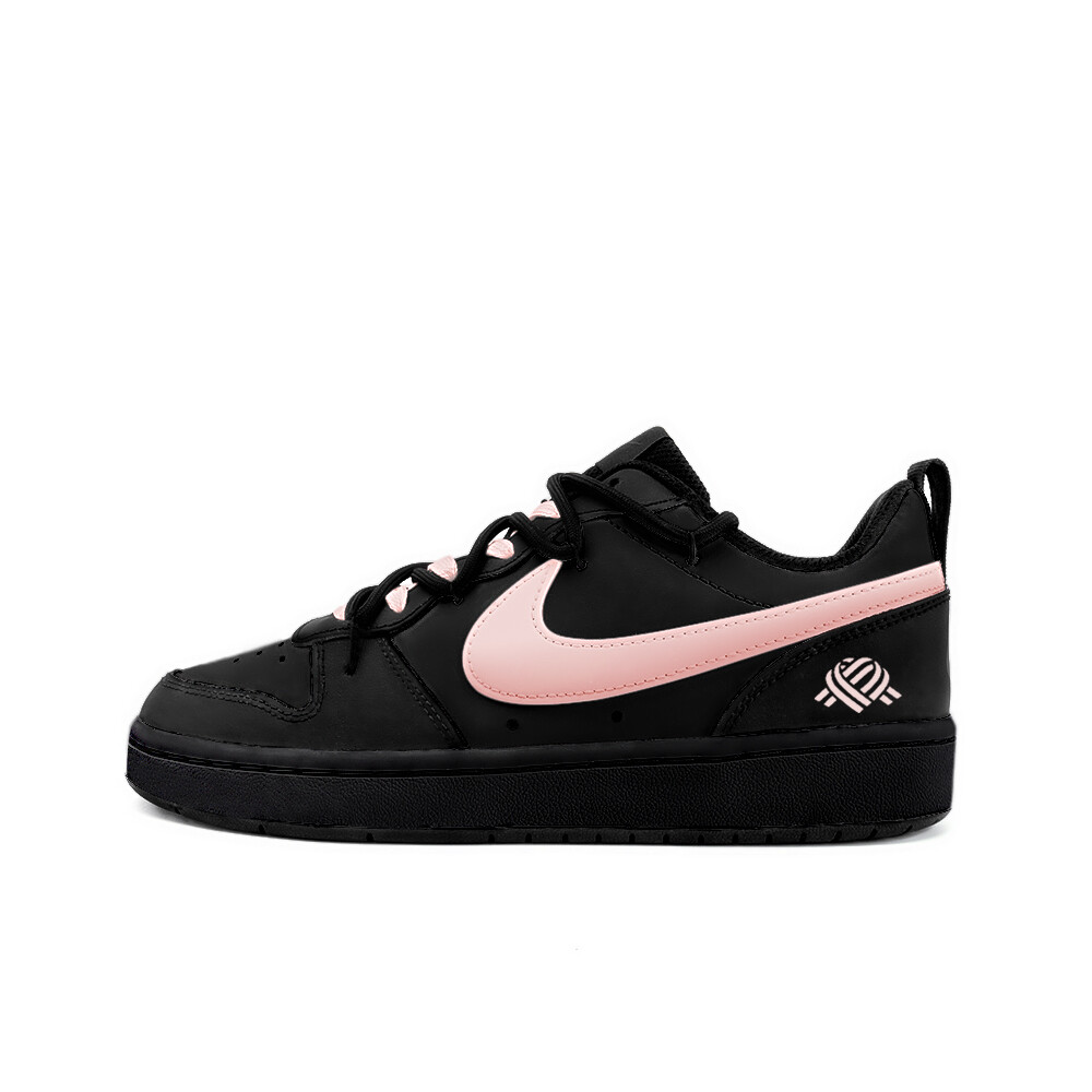 

Кроссовки Nike Court Borough Skateboard Shoes Women's Low-Top Black, черный