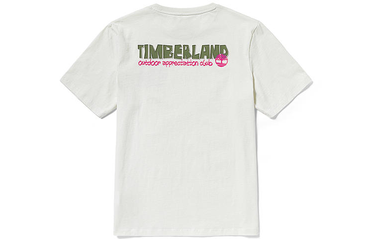 

Футболка мужская винтажная белая Timberland