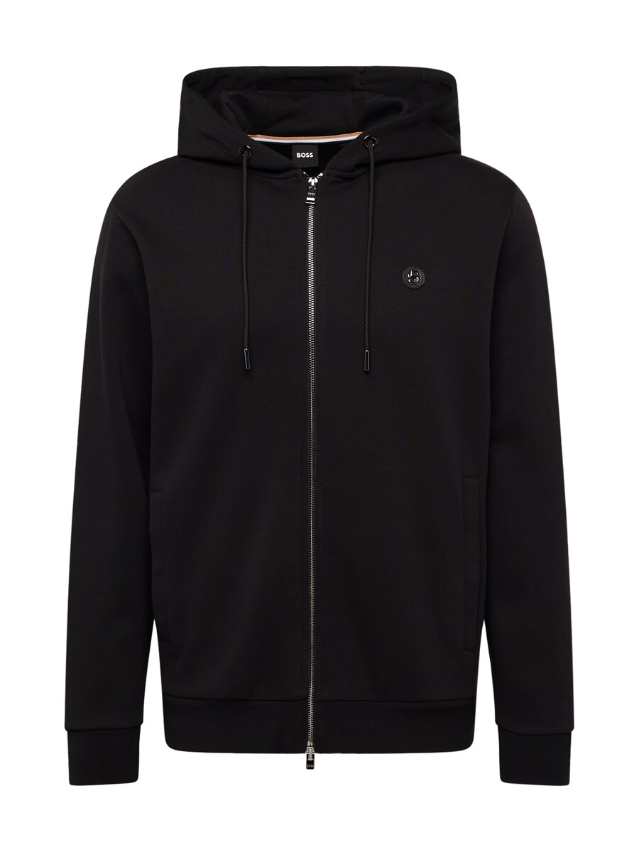 

Худи BOSS Zip-Up Hoodie C-Spence 01, черный