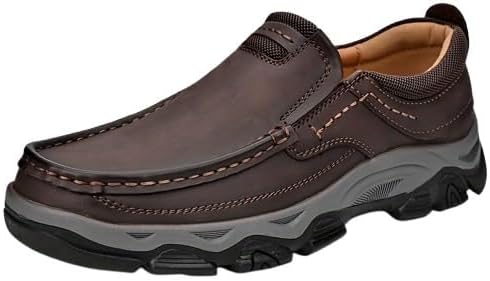 

Мужские прогулочные туфли слипоны, удобные нескользящие лоферы Fmshi, хаки