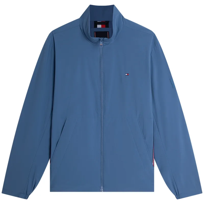 Куртка мужская с воротником стойкой тонкая Tommy Hilfiger, Haze Blue DBX