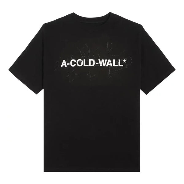 

Футболка knitted logo t-shirt 'black' A-Cold-Wall*, черный