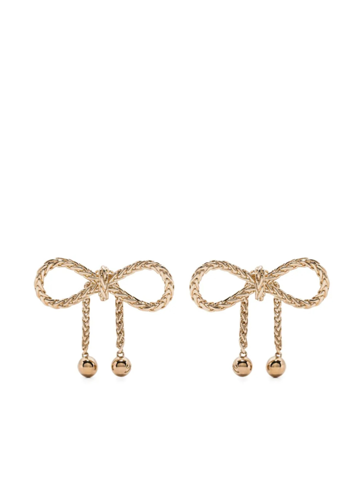 

Серьги с бантами Blumarine, золотой