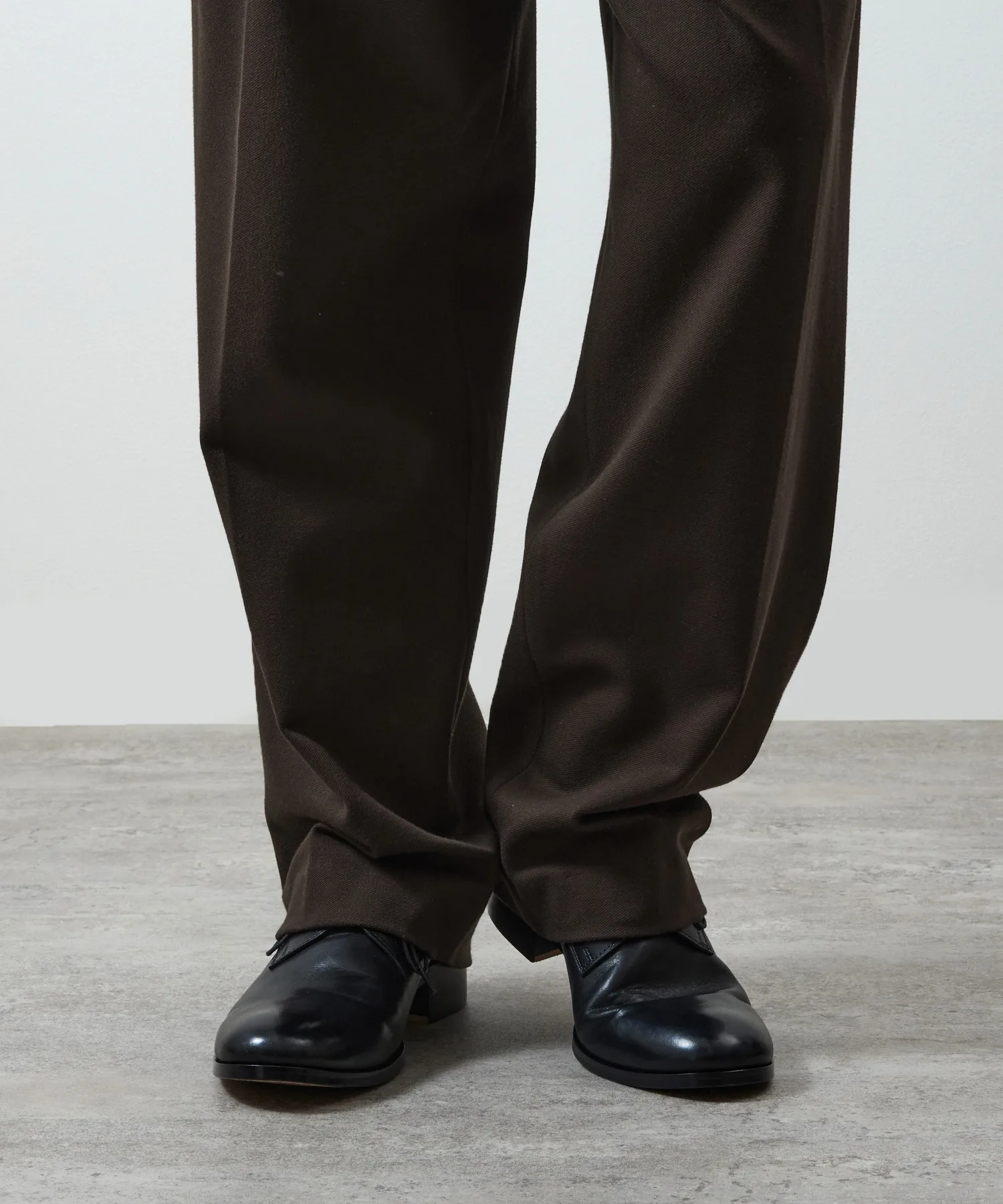 Мужские кожаные туфли Derby с каблуком PADRONE BL DERBY SHOES And A чёрные — фото 2