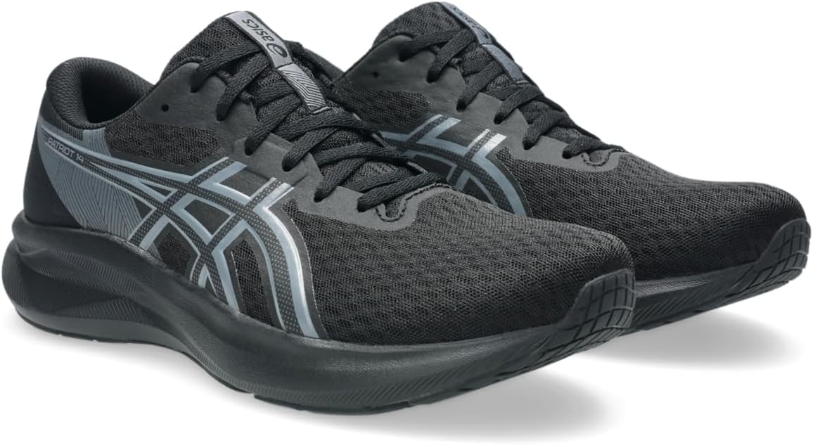 Мужские кроссовки для бега ASICS Patriot 14 черного цвета — фото 2
