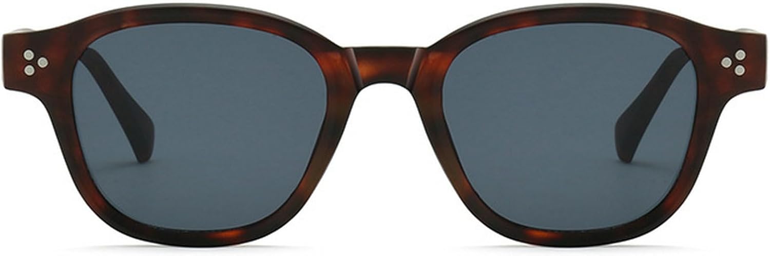 

Популярные модные квадратные солнцезащитные очки для женщин в стиле ретро с заклепками, зеленые и коричневые оттенки, защита от ультрафиолета UV400, мужские солнцезащитные очки mincl, Leopard Gray