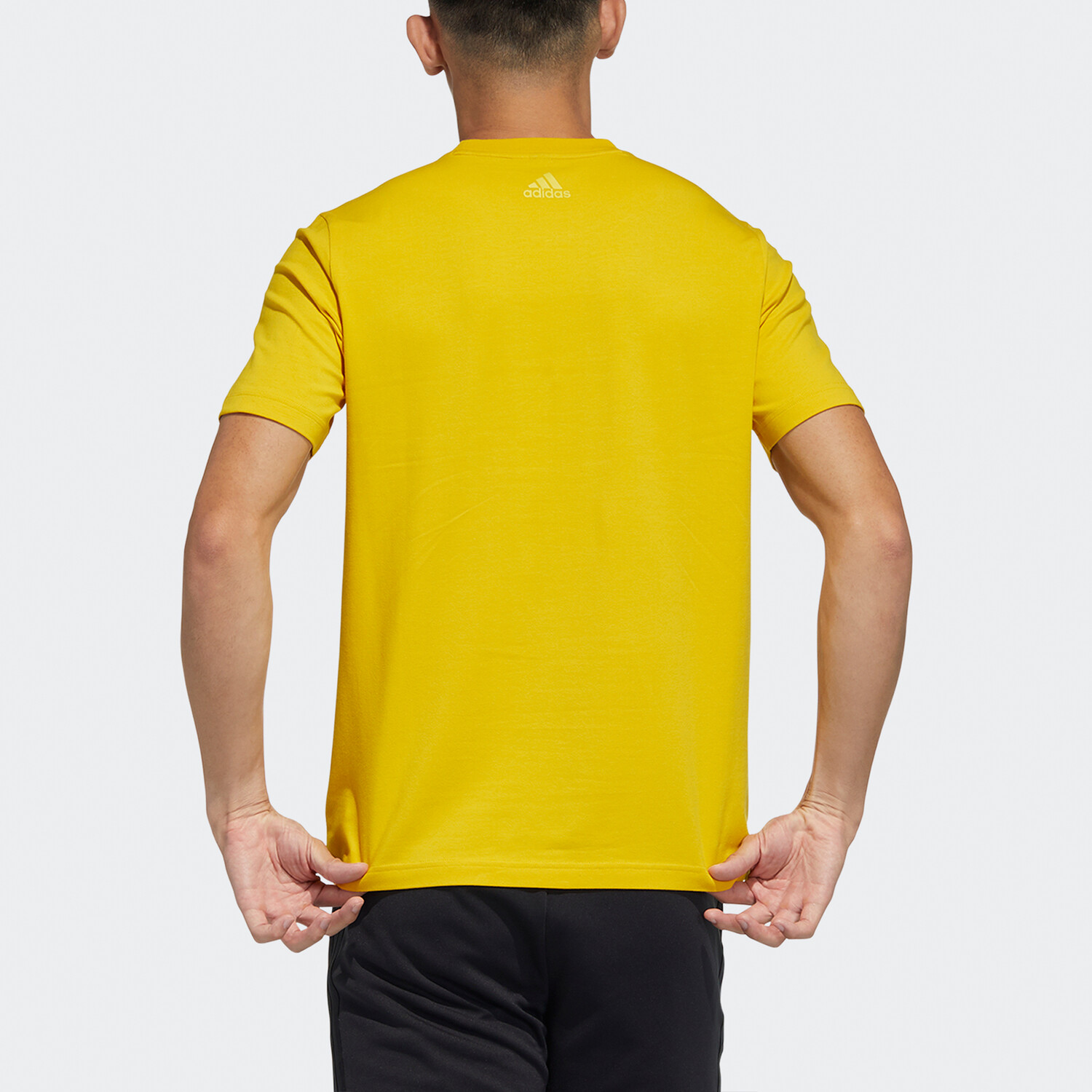 Футболка унисекс желтая Adidas, желтый — фото 4