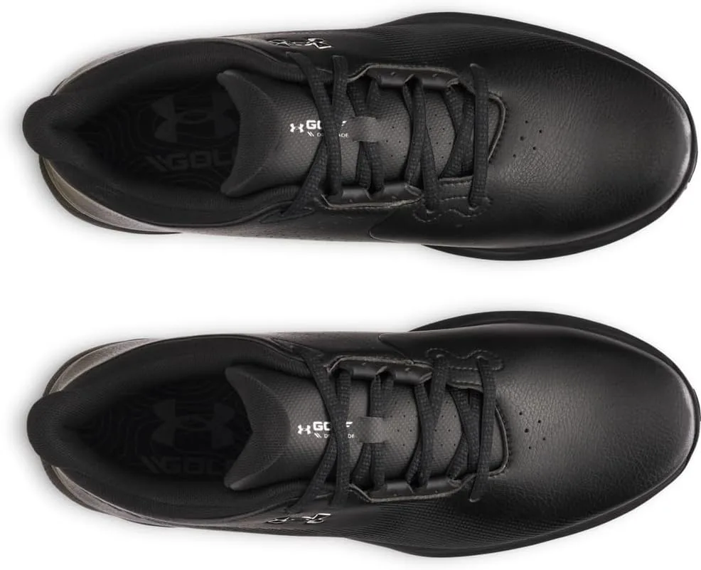 Мужские гольф-кроссовки Under Armour Drive Fade, черный/металлик серебристый — фото 4