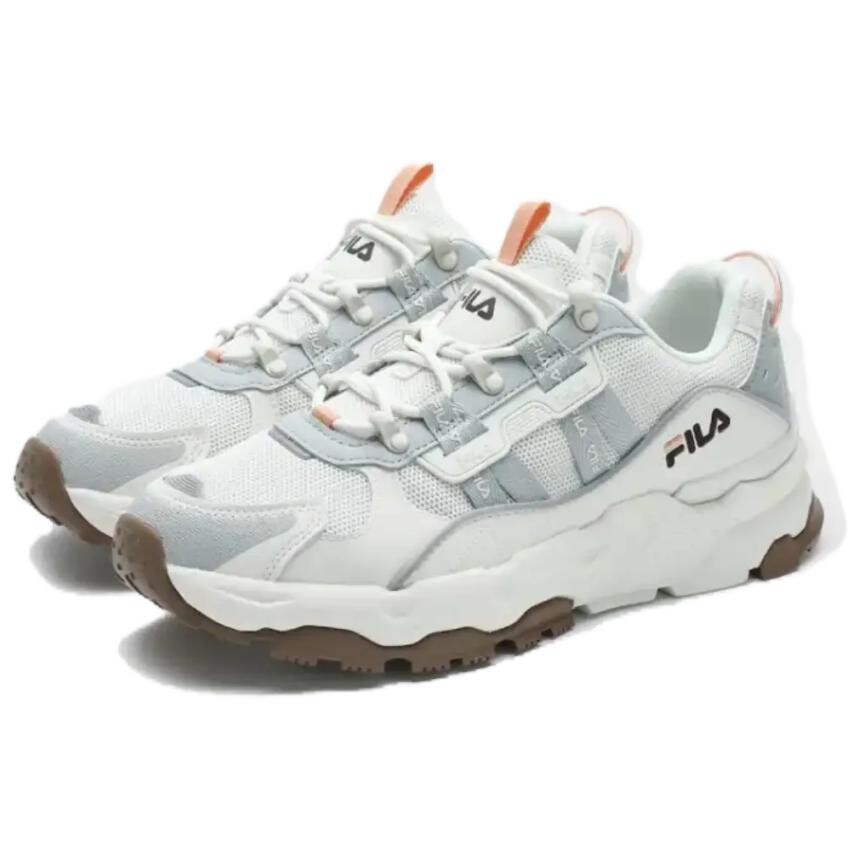 Кроссовки FILA Trek Chunky Sneakers Men Low-top White Agate Gray/snow White, белый — фото 3