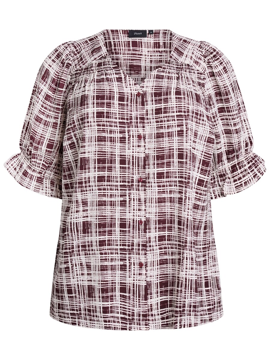 

Блуза Zizzi Vanni, темно-красный