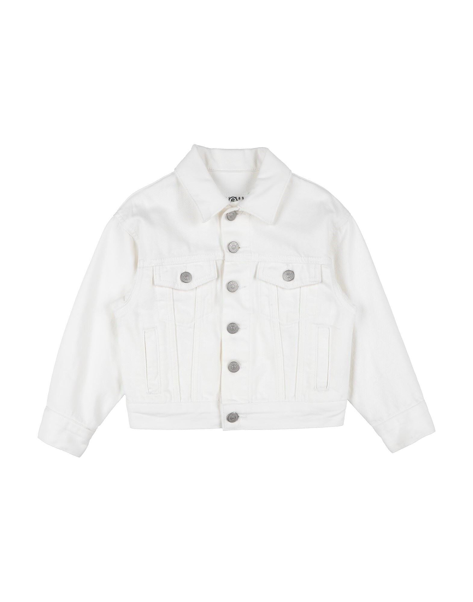 

Джинсовая куртка для девочек Mm6 Maison Margiela, белый