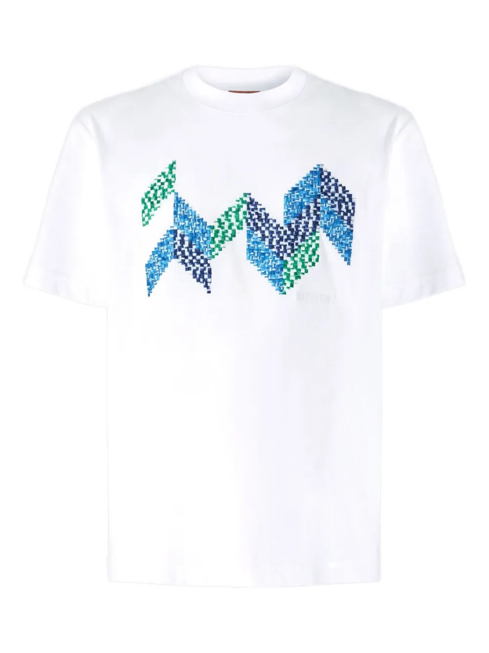 

Футболка с геометрическим узором Missoni, белый