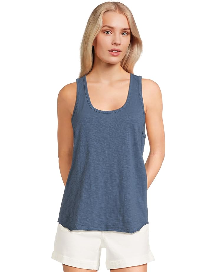 

Топ Mod-o-doc Curve Hem Scoop Neck Tank, цвет Pacific Blue