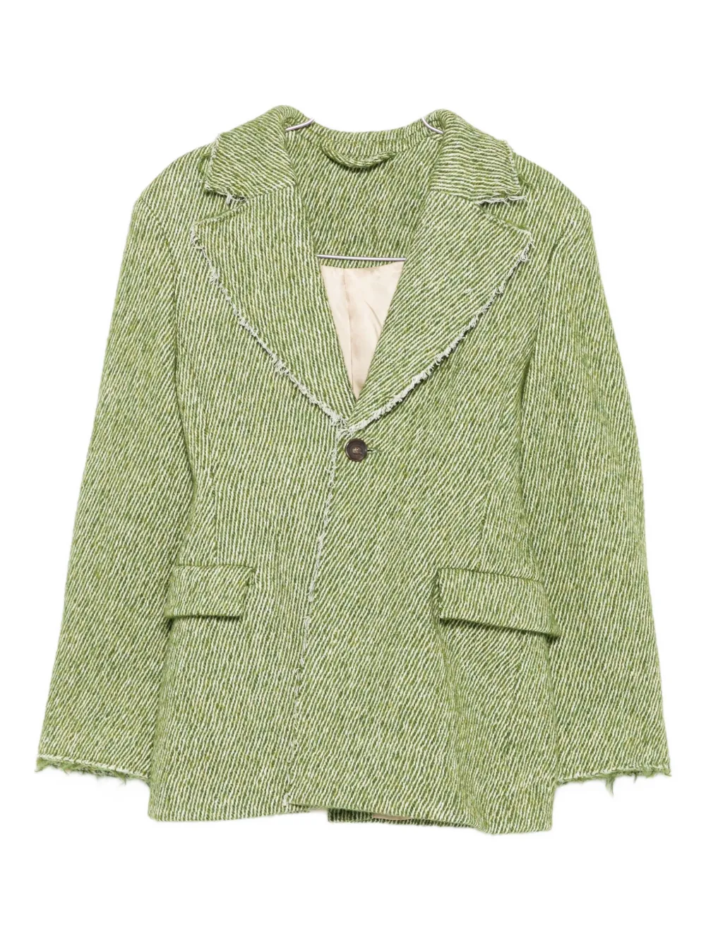 

Однобортный пиджак Séfr, зеленый