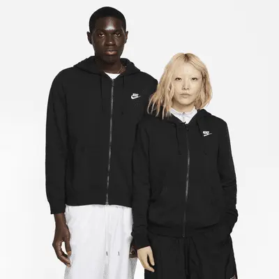 

Худи Nike Sportswear Club Fleece, черный/белый