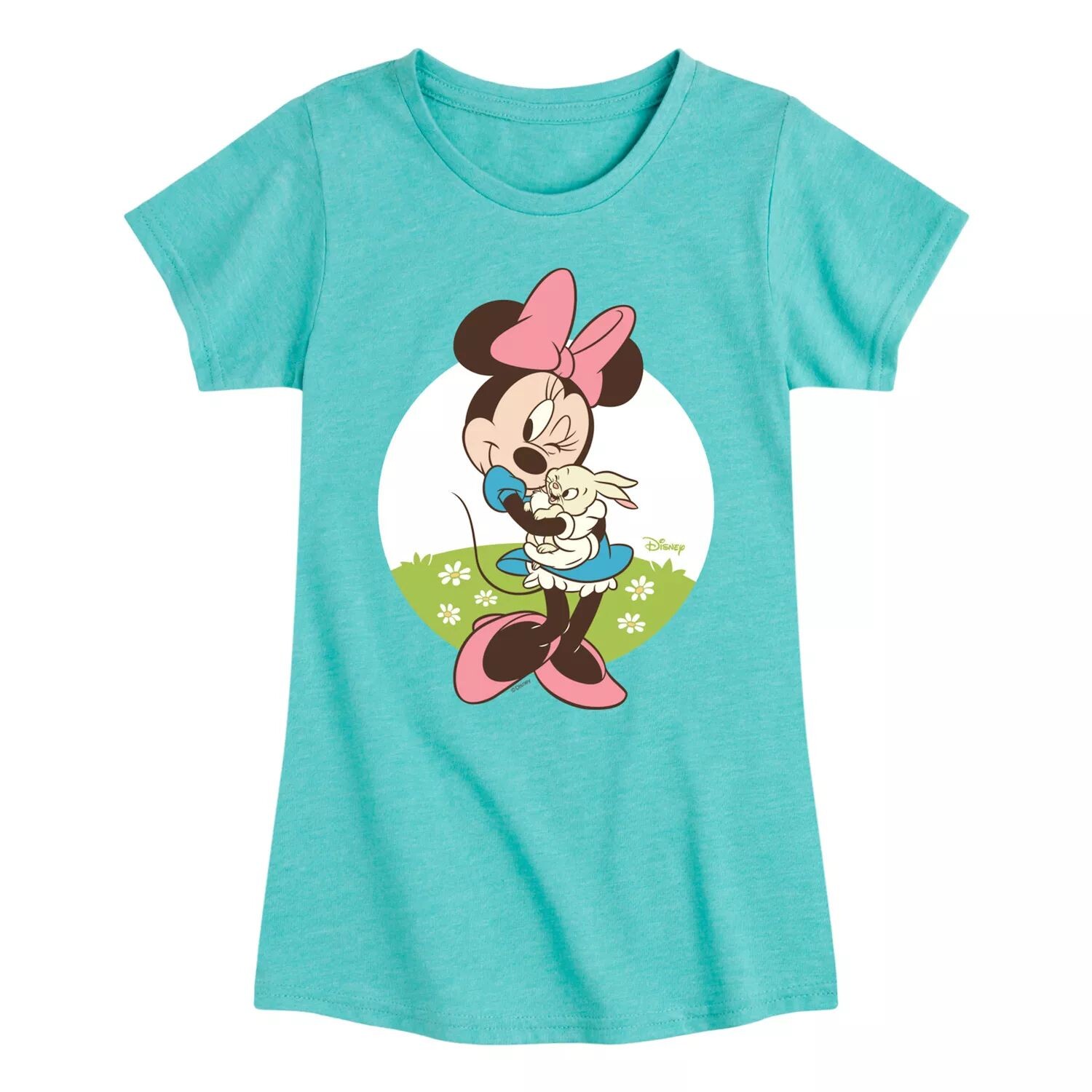 

Футболка с пасхальным рисунком Disney's Minnie Mouse для девочек 7–16 лет Licensed Character, синий