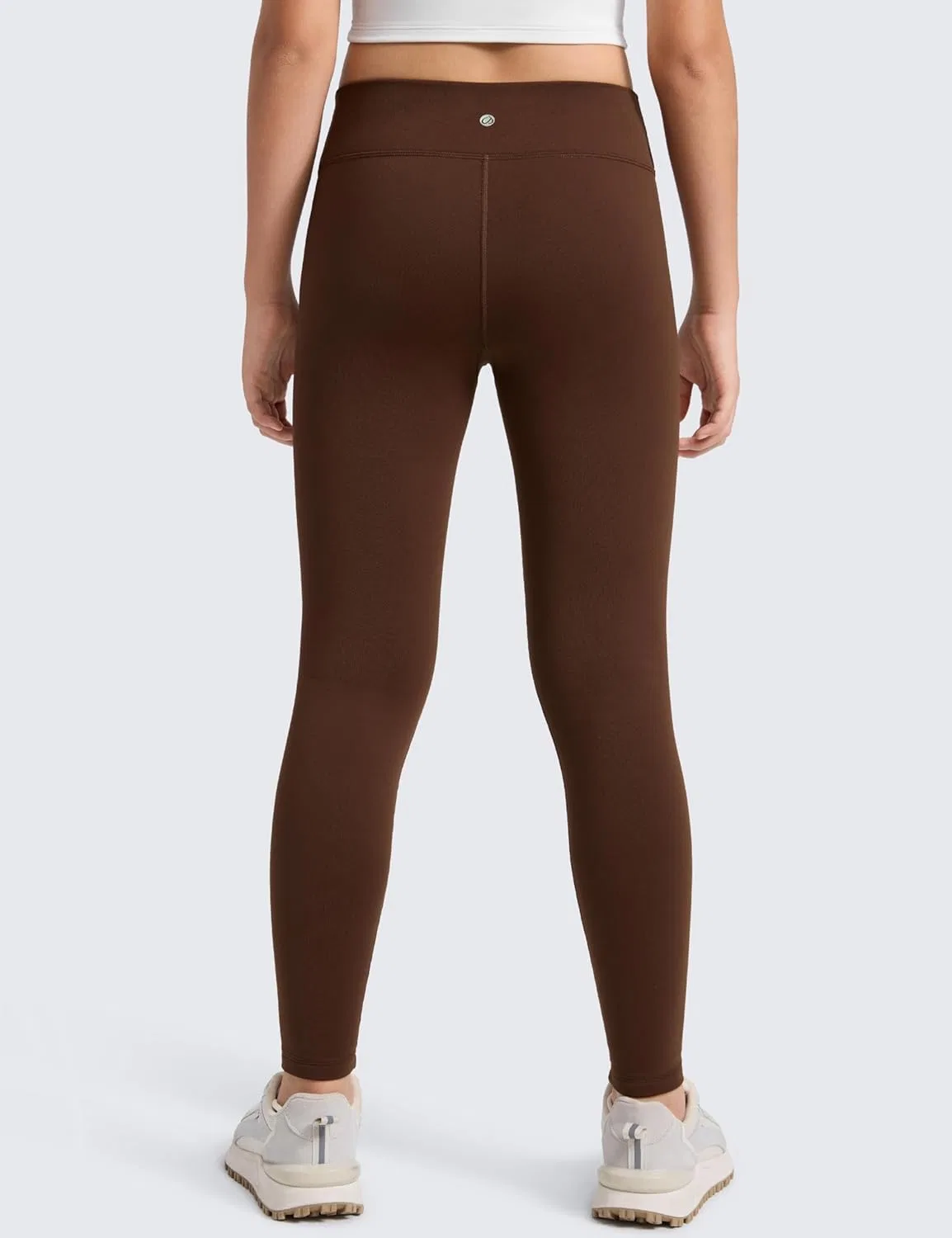 Леггинсы для девочек CRZ YOGA, термофлис, Lava Brown — фото 4