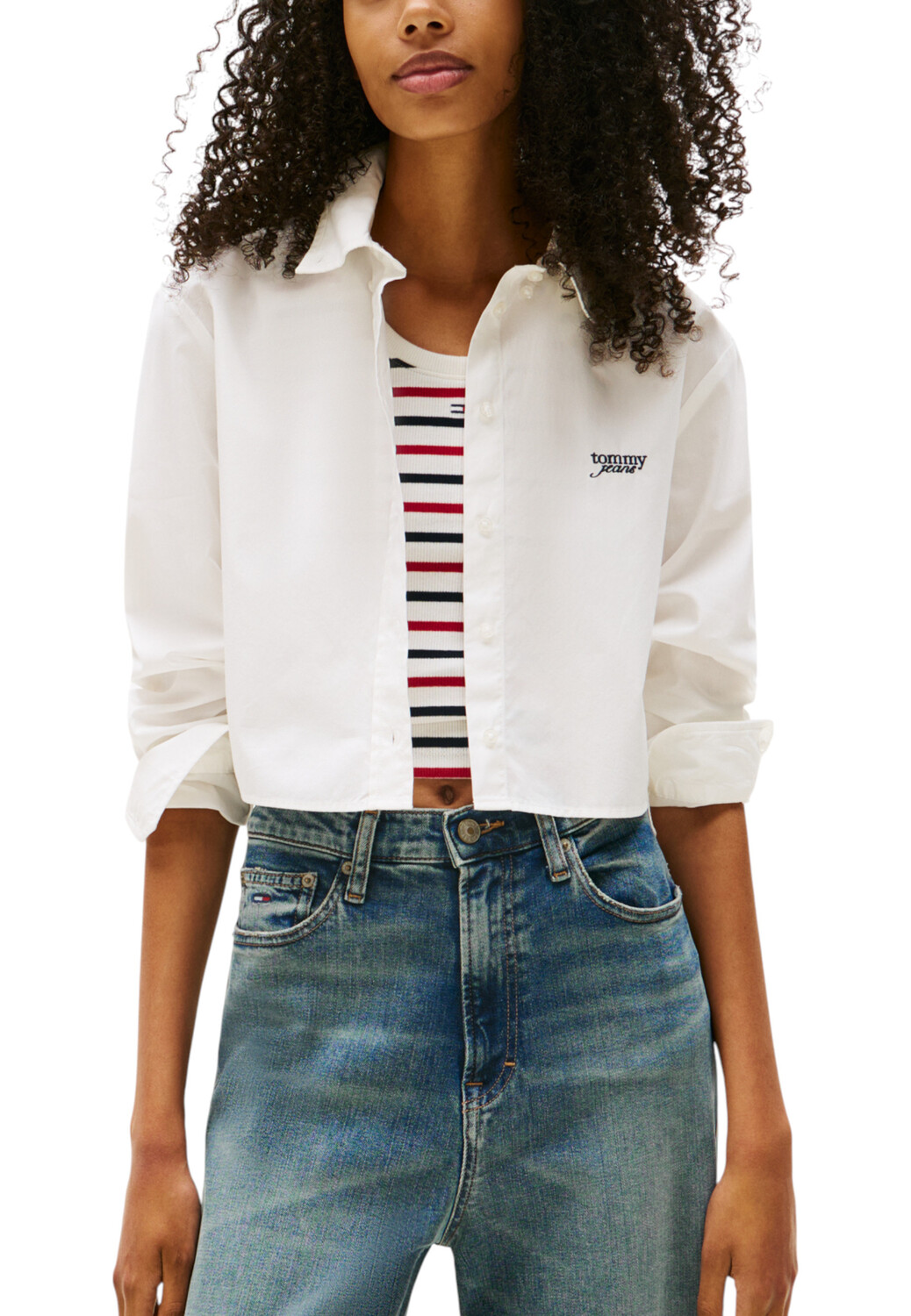 

Рубашки Tommy Jeans, белый