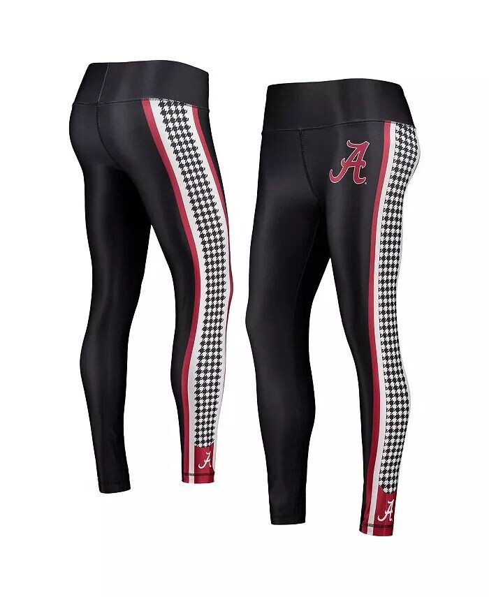 

Черные женские трикотажные леггинсы Alabama Crimson Tide Dormer Concepts Sport