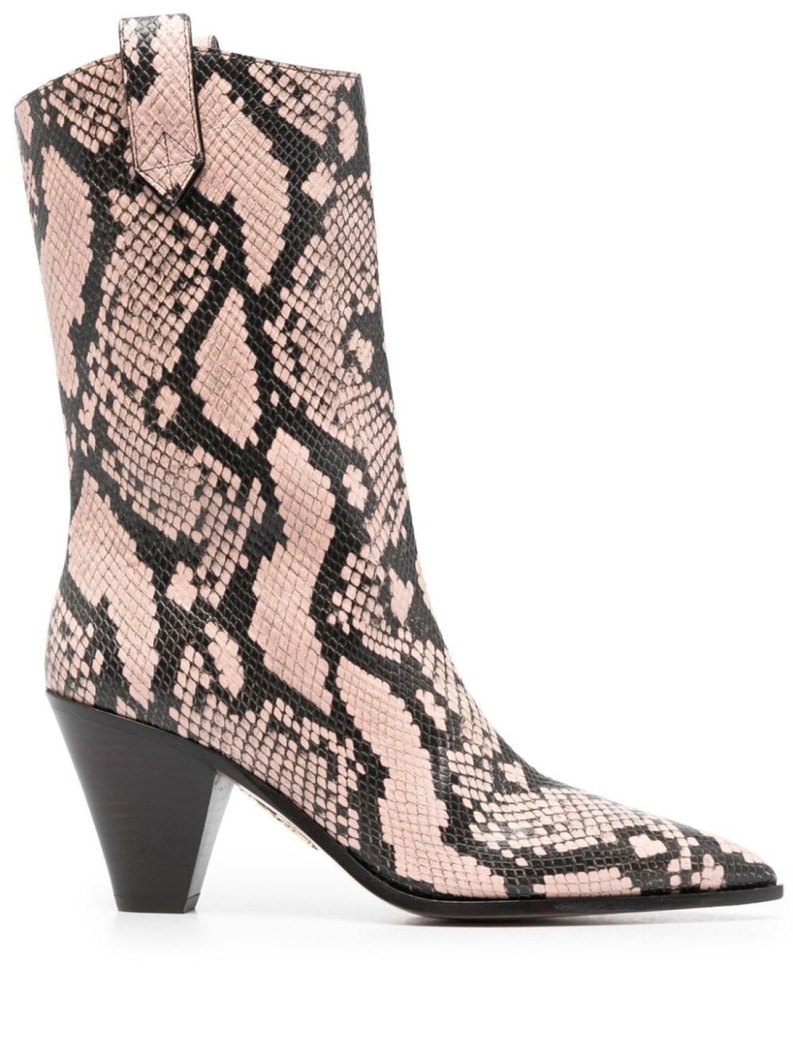 Aquazzura ботильоны Boogie Cowboy на каблуке, розовый