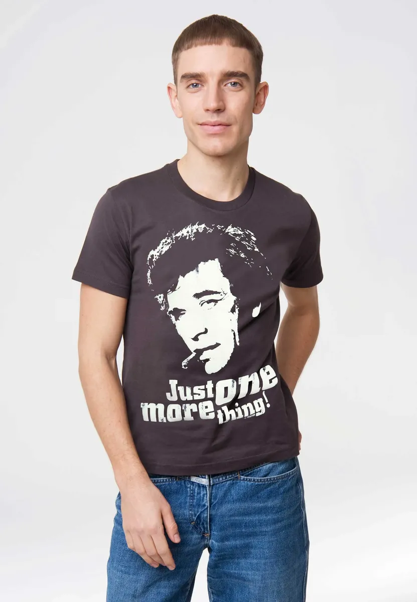 

Футболка Logoshirt "Columbo - Just One More Thing" с классным принтом, серый