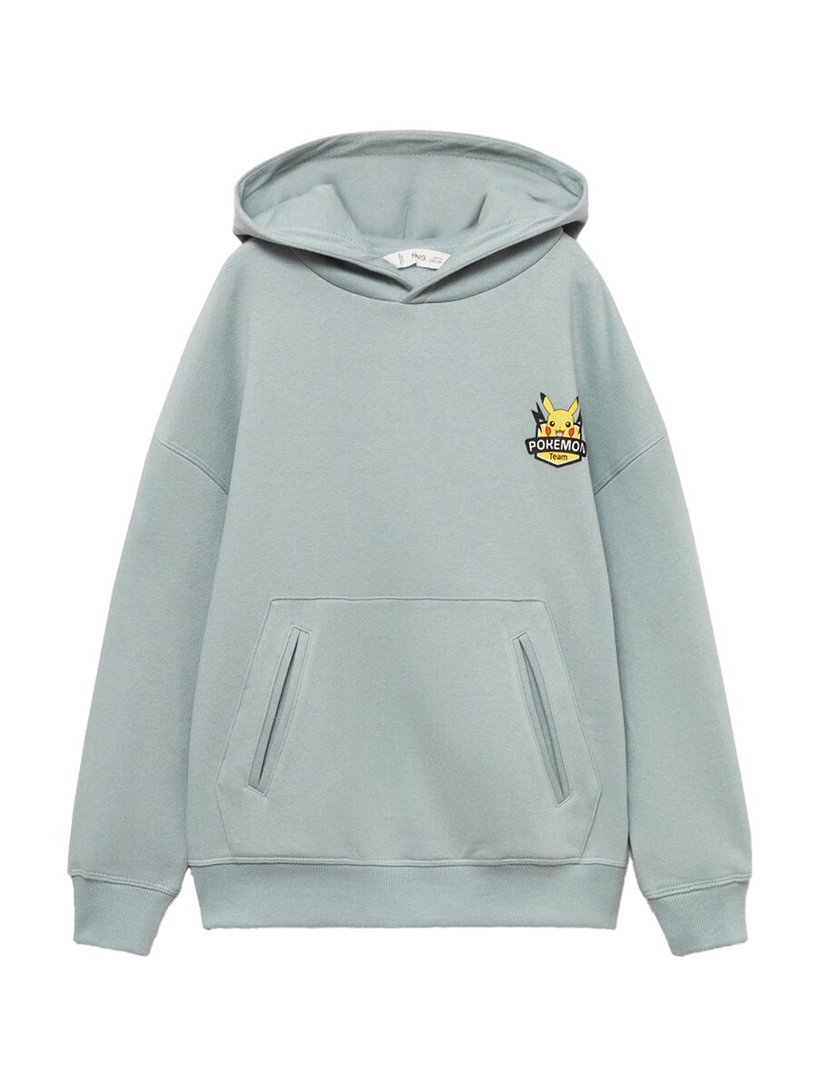 

Толстовка MANGO KIDS POKEZONE, пастельный зеленый