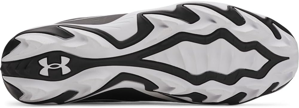 Under Armour мужские бейсбольные бутсы Leadoff Icon Low Rm, (001) Black/White/Black — фото 3