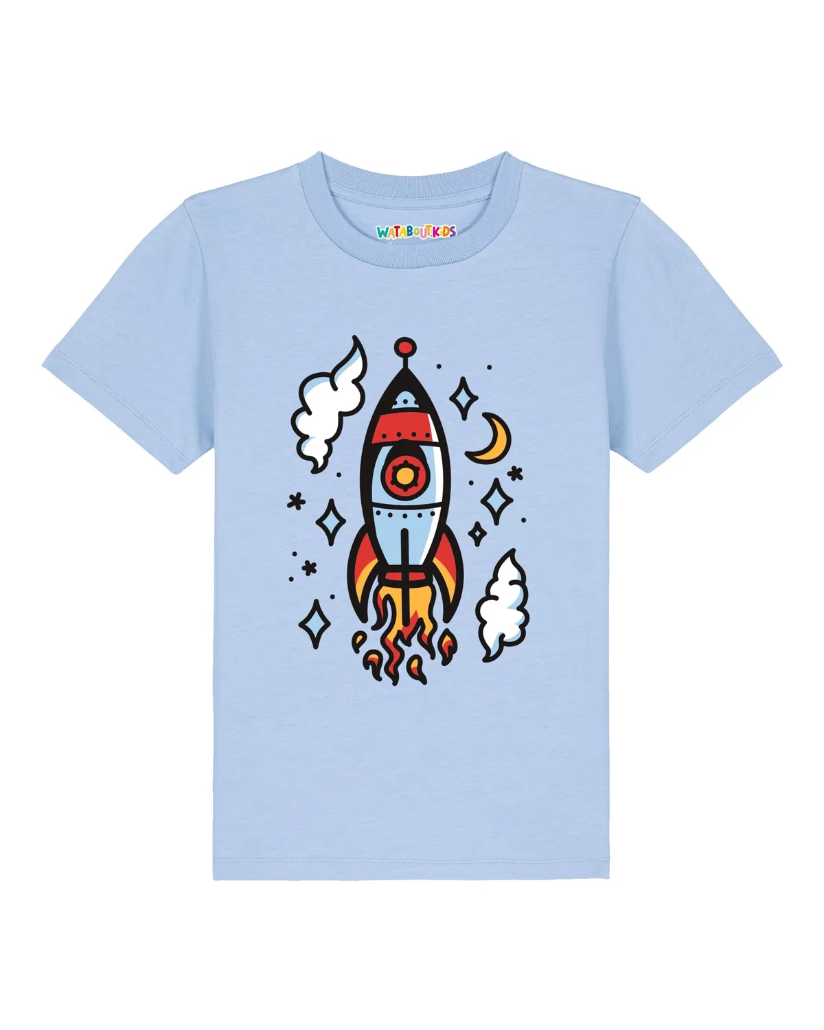 Футболка 'Rakete' Watabout.Kids, Light Blue