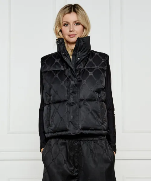 

Узорчатый топ без рукавов-1 Regular fit Hugo, черный