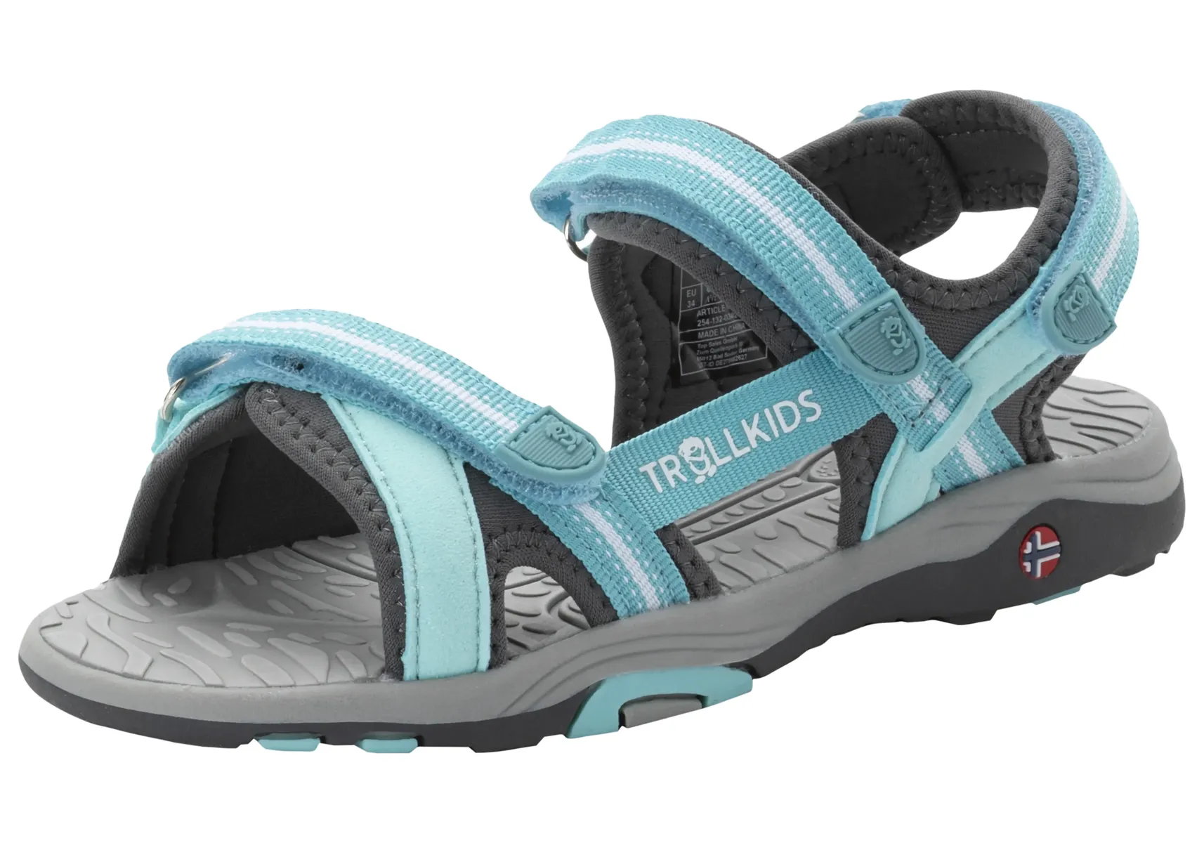 

Сандалии TROLLKIDS "Preikestolen Sandal", серый