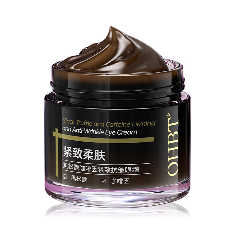 OHBT Крем для век Black Truffle Caffeine Glow против мешков под глазами, устойчивый к морщинам, подтягивающий и лифтинговый 60 г/флакон — фото 2