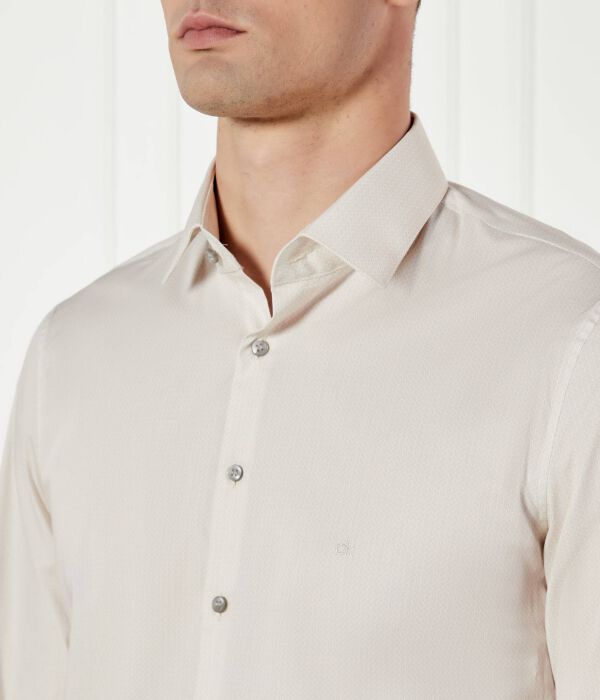 Рубашка Slim fit Calvin Klein, желтый — фото 4