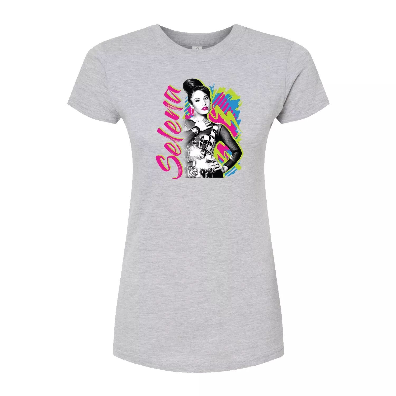 

Детская футболка Selena с приталенным рисунком в стиле ретро Licensed Character, серый