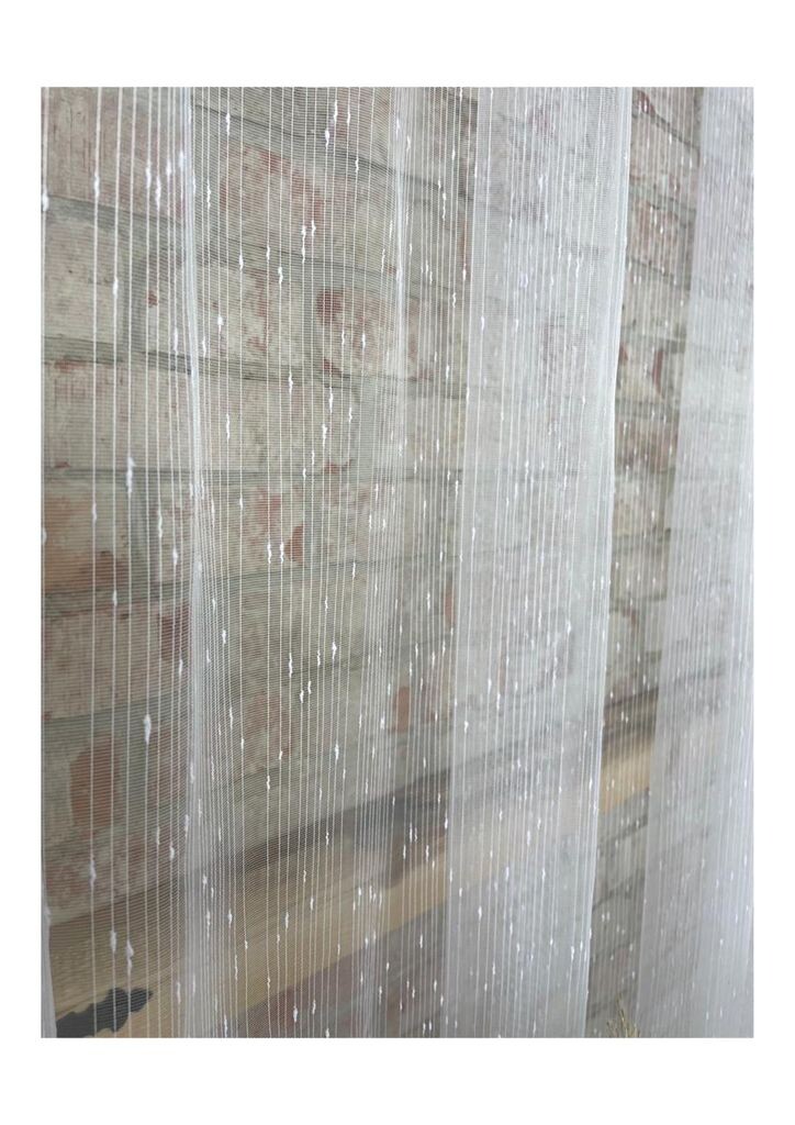 

Готовая штора 200х250, тент гладкий с грузом. FirankoMania, белый