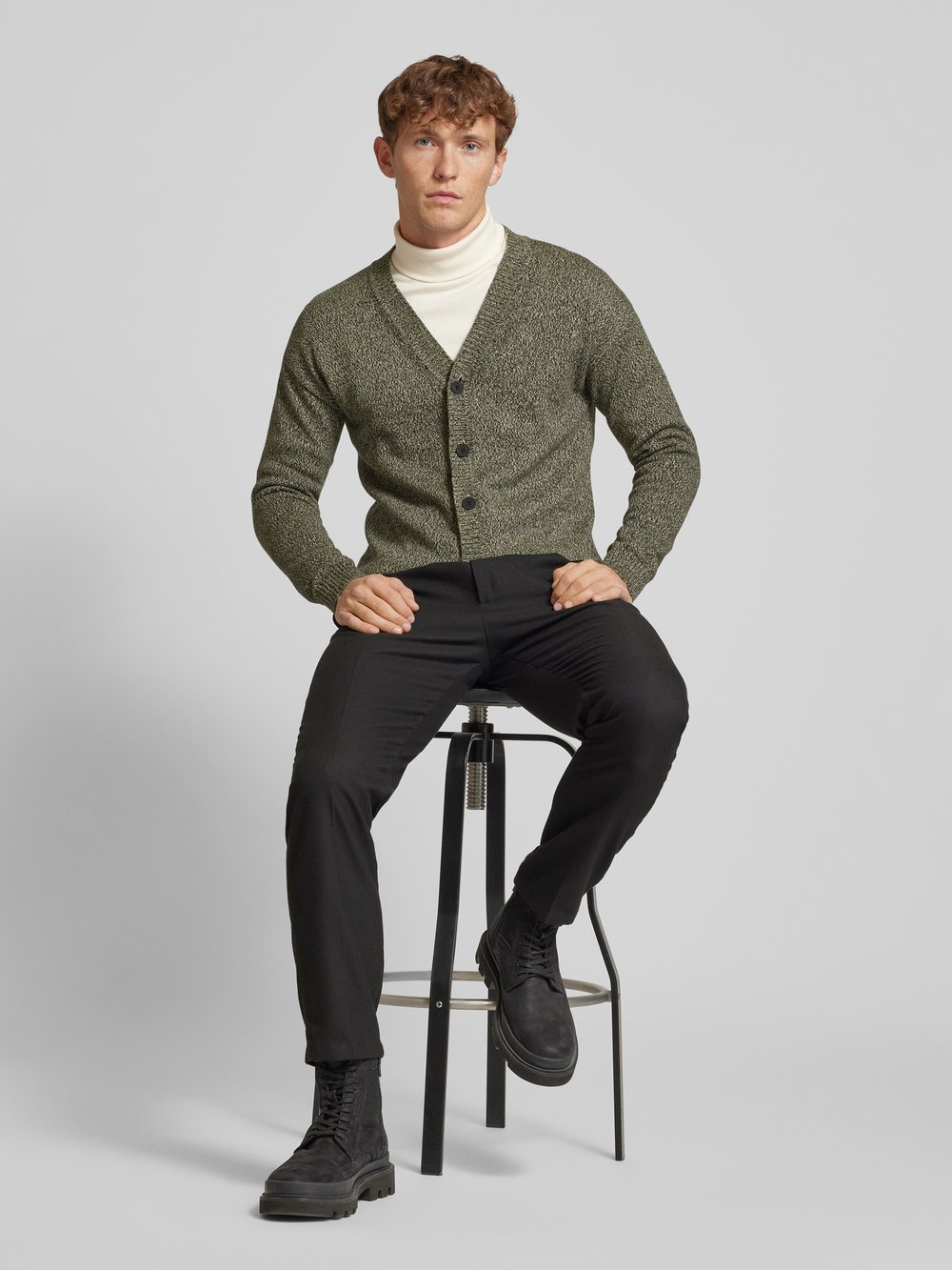 

Кардиган с планкой на пуговицах s.Oliver RED LABEL, зеленый
