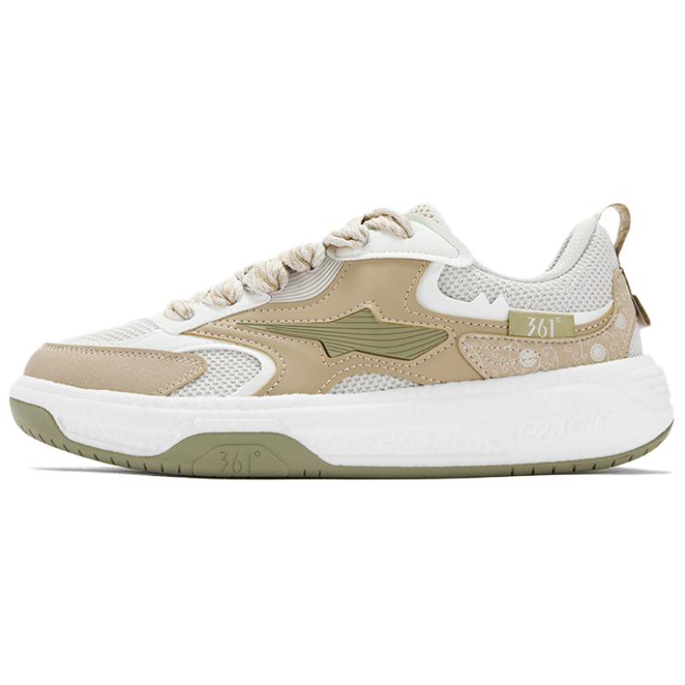 

Мужские низкие скейтерские кроссовки Slip Resistant And Breathable 361°, белый коричневый