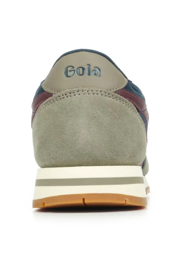 Низкие кроссовки daytona chute Gola, Navy Rhino Burgundy — фото 3