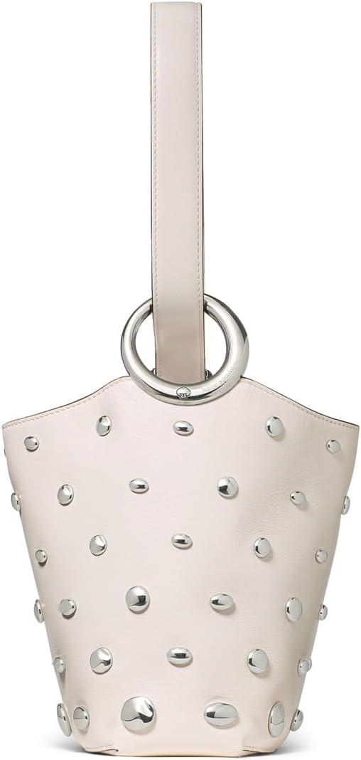 

Сумка Kate Spade New York Halo Studded Fine Grain Leather Mini Bucket, кремовый