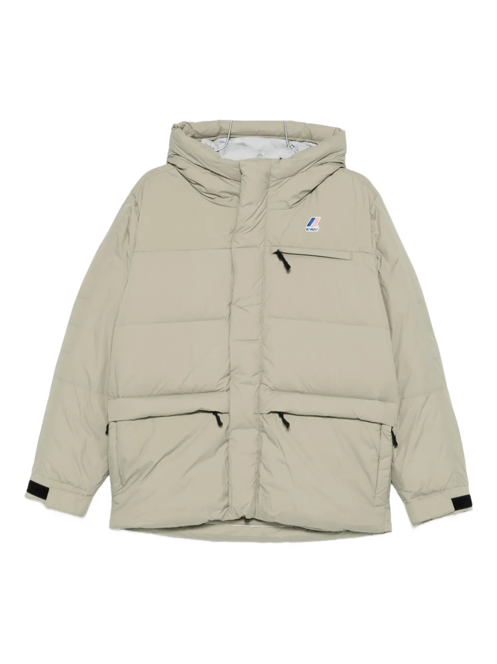 

Куртка с капюшоном и карманами K-Way, бежевый