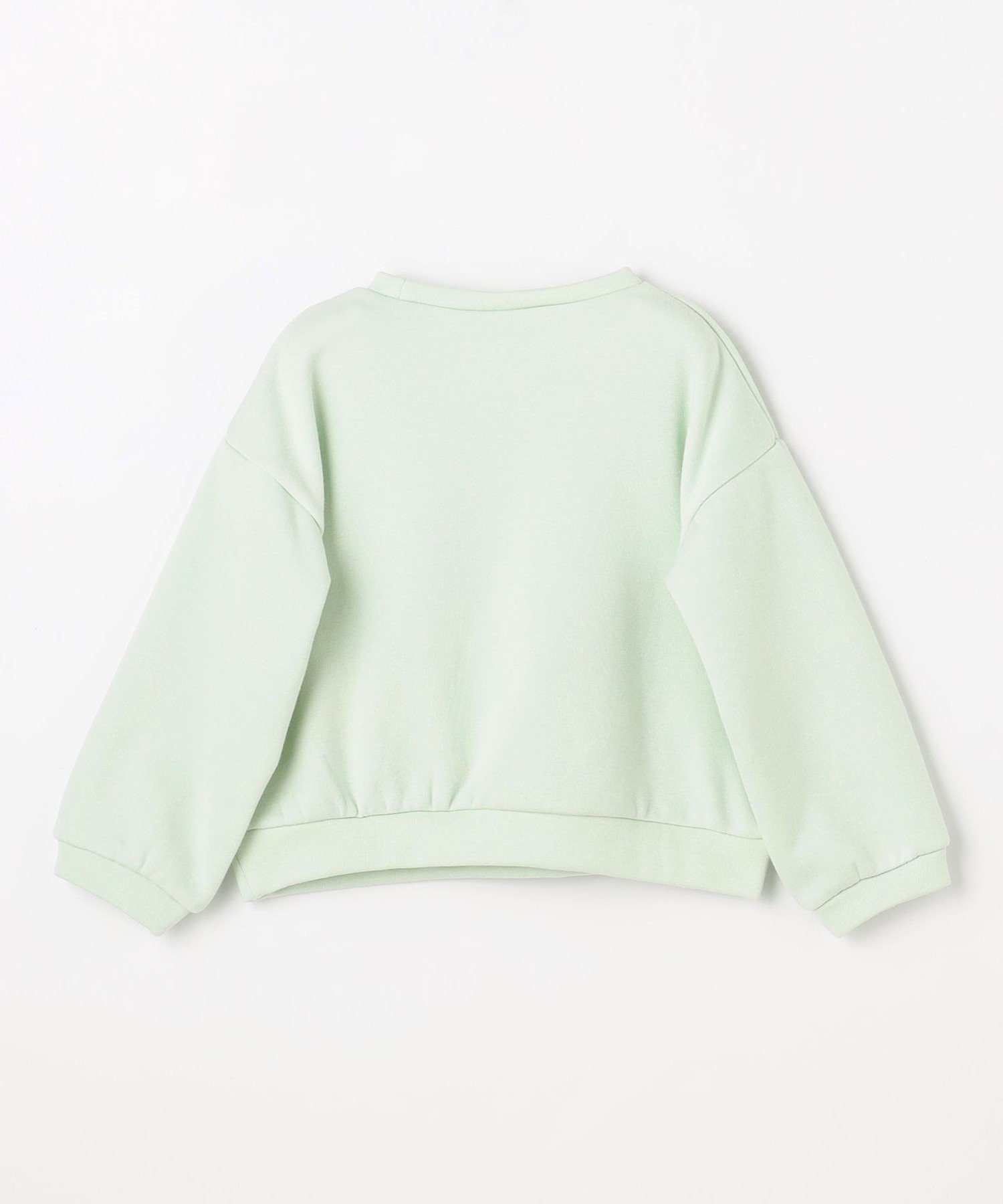Толстовка с флисовой подкладкой и вышивкой в виде животного ANY KIDS, Mint x Cat [062] — фото 3