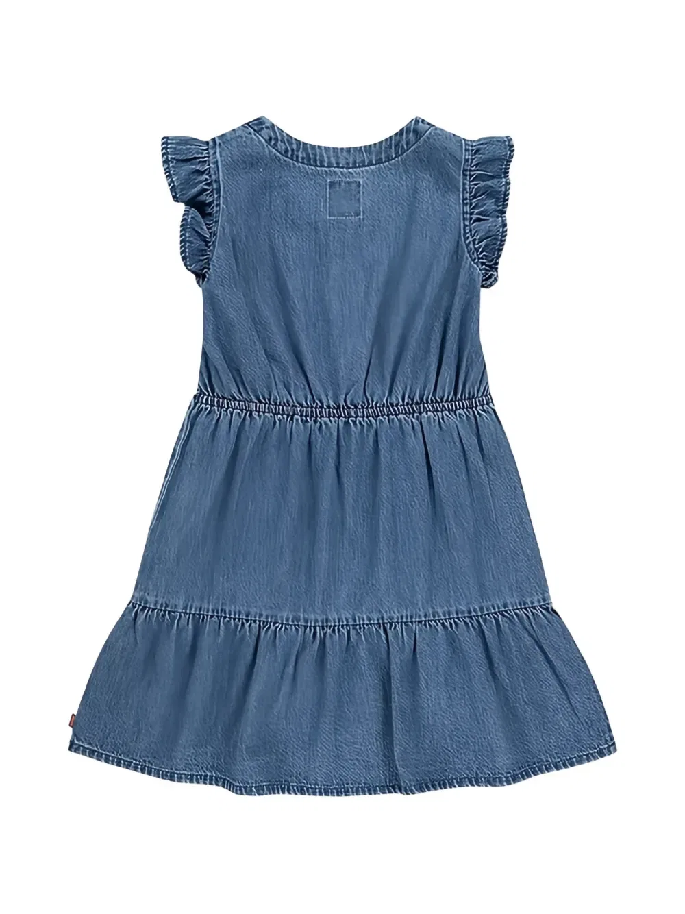Платье с оборками и пуговицами Levi'S Kids, синий — фото 2