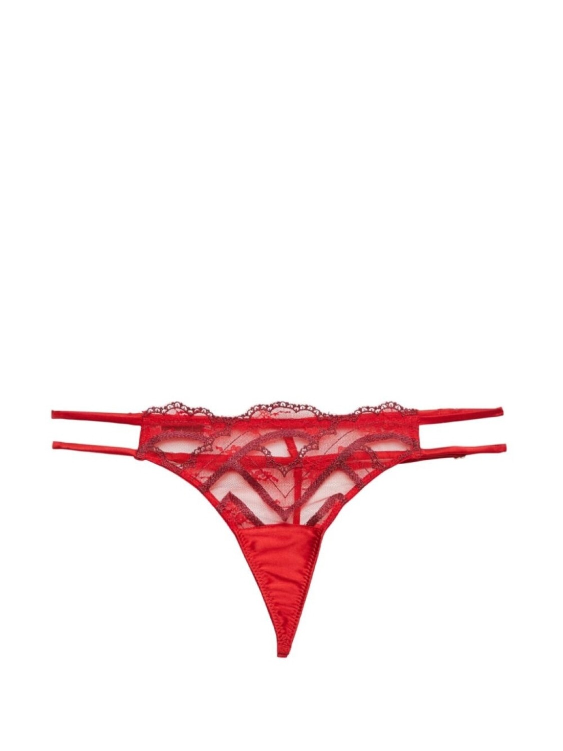 

Fleur Du Mal трусы-стринги Hendrix, красный